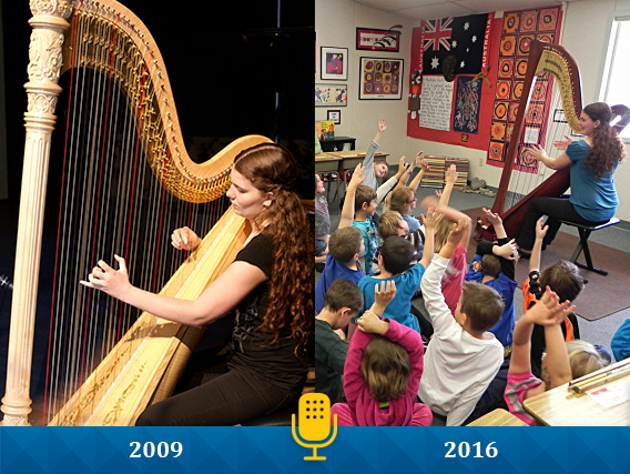 Sage Po, Harpist and recipient of Jack Kent Cooke Young Artist Award